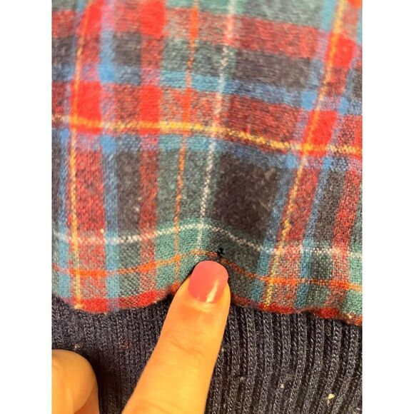 Vintage Pendleton Men’s Bomber Jacket Size XLarge Navy Blue Pure Virgin Wool - Picture 9 of 11